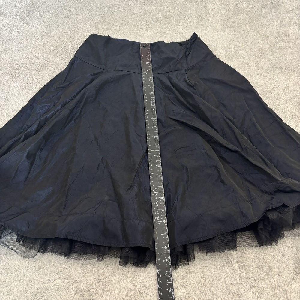 Monkey Wear Skirt Girls 16 Dark Blue Iridescent Tulle Fairy Grunge Festival Rave - Picture 8 of 12